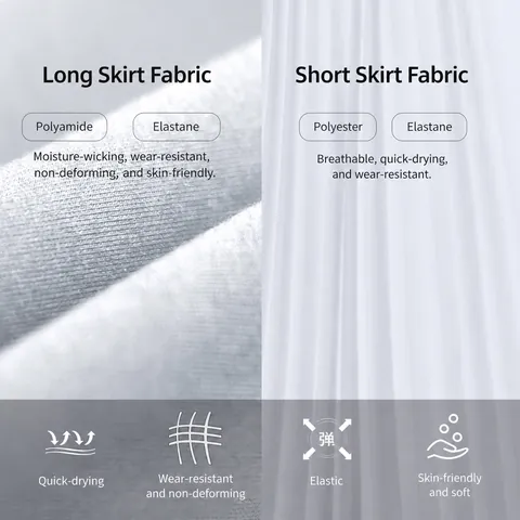 Women's High Waisted Pleated Tennis Skirt Athletic Skort With Inner Shorts Pocket For Gym Workout Running Yoga Sports Bottom