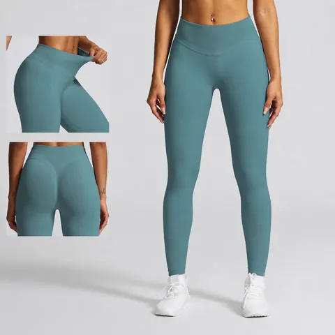 Women High Waist Seamless Yoga Pants Tummy Control Butt Lift Leggings Athletic Gym Workout Sport Bottom