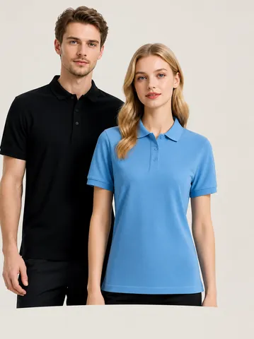 Ανδρική Μπλούζα Πόλο Business Casual Κοντό Μανίκι Βαμβακερό Ύφασμα Πικέ Μονόχρωμο Γιακάς Κανονική Εφαρμογή Άνετο Αναπνεύσιμο Top