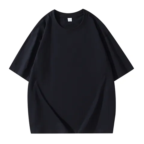 Heren Zwaargewicht 260g Katoen T-Shirt Afhangende Schouder Oversized Effen Korte Mouw Casual Streetwear Ronde Hals Top Minimalistisch Zomer Tee