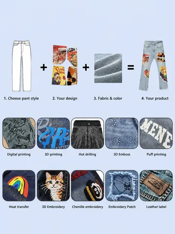 Vaqueros Acampanados de Denim Lavado y Desgastado Streetwear para Hombre Alta Elasticidad Pantalones de Algodón Rasgados Vintage Hip Hop Corte Holgado Pierna Ancha para Hombre
