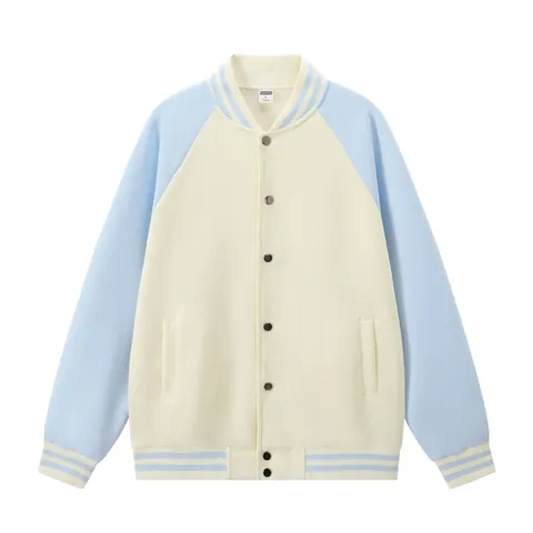 Men Varsity Jacket College Style Colorblock Patchwork Baseball Bomber Jacket Casual Raglan Sleeve Outerwear For Teenagers Boys