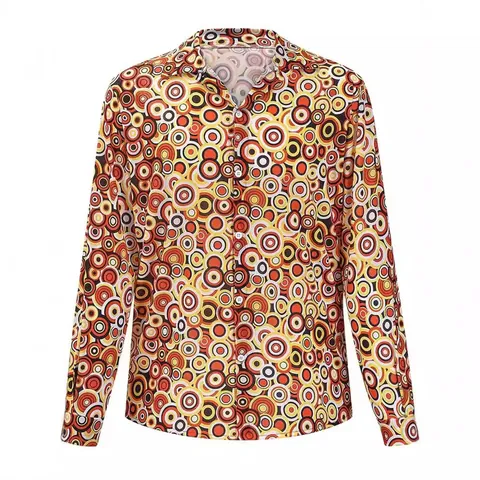 Retro Jaren Zeventig Disco Kostuum Heren Halloween Hippie Bloemen Overhemd Set Met Afro Pruik Pilotenbril Gouden Ketting Halsketting Party Outfit