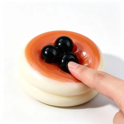 Simulation Souffle Cake Squishy Slow Rebound Stress Relief Toy Soft Cream Cake Food Model Sensory Toy For Kids Adults Gift