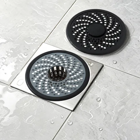 Silicone Drain Cover Hair Catcher Anti Clogging Sink Strainer For Bathroom Kitchen Bathtub Shower Floor