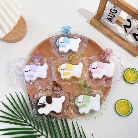 Cute Food Grade Silicone Animal Squishy Toy Slow Rebound Stress Relief Squeeze Toy Creamy Texture Dog Bear Desktop Decor Gift