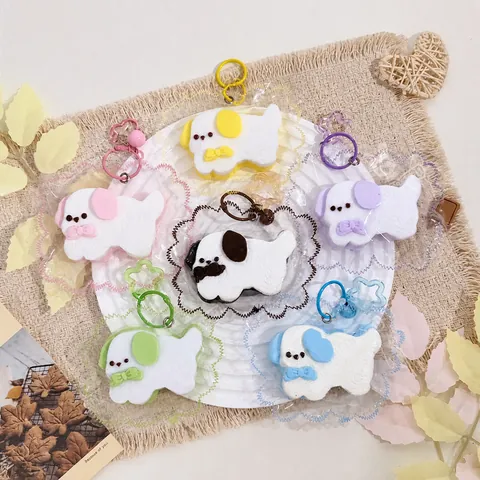 Cute Food Grade Silicone Animal Squishy Toy Slow Rebound Stress Relief Squeeze Toy Creamy Texture Dog Bear Desktop Decor Gift