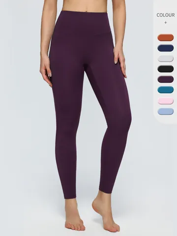 Women High Waist Yoga Pants Brushed Naked Feeling Butt Lift Tummy Control High Stretch Fitness Workout Sports Leggings