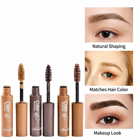 Mascara Per Sopracciglia Impermeabile Lunga Durata Naturale 3D Gel Tinta Per Sopracciglia Selvagge Antimacchia
