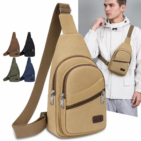 Herren Wasserdichte Nylon Brusttasche Casual Sport Große Kapazität Umhängetasche Sling Bag Für Reisen Outdoor Alltag Mode Tasche