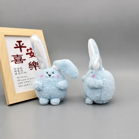 Süßer Plüsch Schlappohr Hase Schlüsselanhänger Tasche Anhänger Für Damen Mädchen Weiches Stofftier Kaninchen Puppe Spielzeug Geschenk Zubehör