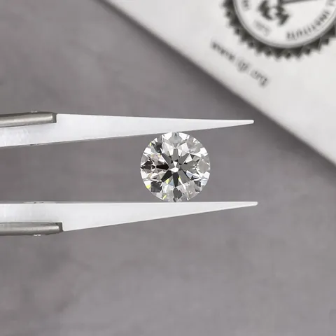Round Brilliant Cut Lab Grown Diamond With IGI Certificate HPHT Synthetic Loose Stone For Jewelry Making Engagement Ring