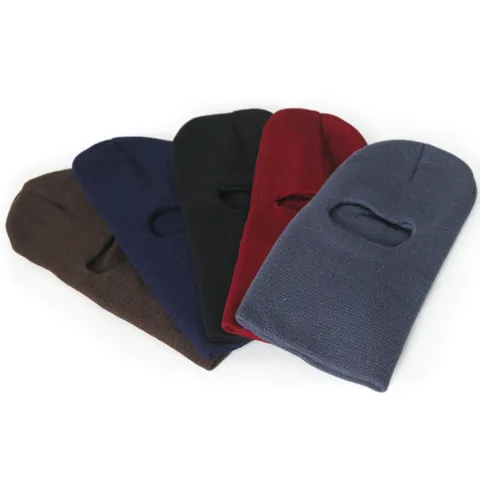 Heren Dames Gebreide Bivakmuts Skimasker Winter Warme Nekwarmer Eengats Outdoor Sporten Fietsen Beanie Muts Effen Kleur Acryl Winddicht Gezichtsmasker