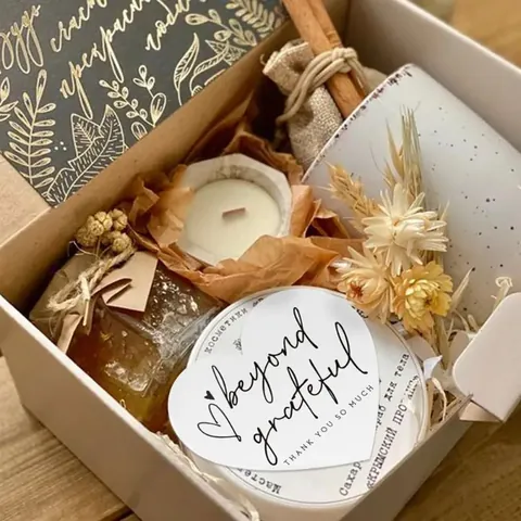 Tarjetas de Agradecimiento en Forma de Corazón Rosa Blanco Papel Estucado Envoltura de Regalos Etiquetas de Aprecio Suministros para Fiestas Negocios