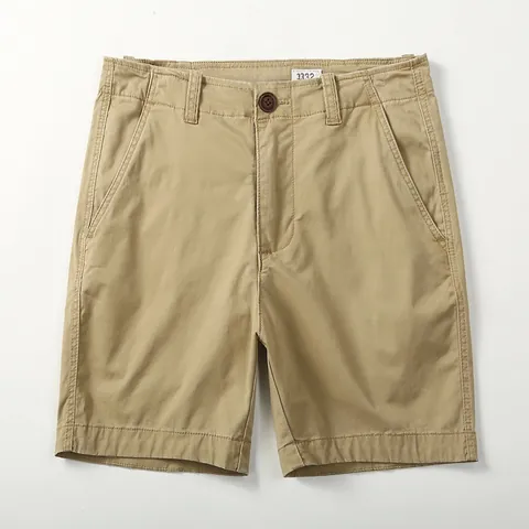 Men's American Retro Casual Sports Cargo Shorts Cotton Loose Breathable Summer Fashion Solid Color Camo Work Bottom