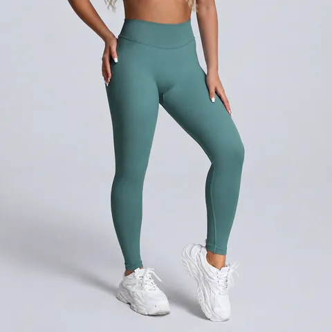 Women Seamless High Waist Yoga Pants Scrunch Butt Matte Fitness Leggings Quick Dry Athletic Gym Workout Trousers