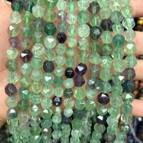 Naturstein Facettierte Runde Perlen Achat Kristall Tigerauge Amethyst Stränge Für DIY Schmuckherstellung Armband Halskette
