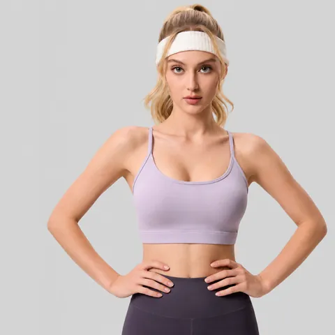 Women's Mesh Hollow Out Sports Bra Sexy Backless Yoga Crop Top For Running Fitness Gym Pilates Breathable Nylon Tank Top