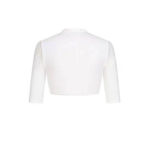 Women's Oktoberfest Dirndl Blouse White V Neck Crop Top Short Sleeve Bavarian Beer Festival Costume Cotton Blouse Shirt