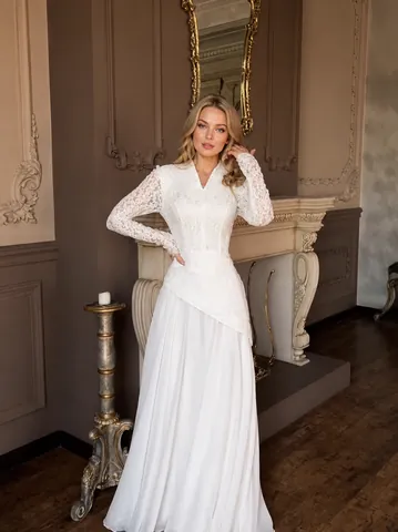 Women Spliced Lace Chiffon Long Dress Elegant V-Neck Patchwork Evening Party Banquet Maxi Gown For Celebrity Vacation