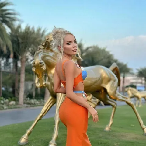 Abito Lungo da Donna Sexy Colorblock Cutout Maxi Cuore Metallo Spaghetti Spalline Sottili Aderente Celebrità Vacanza Festa