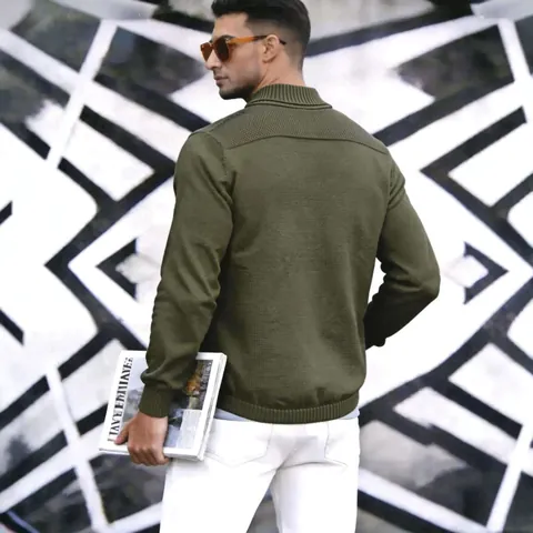 Herren Schalkragen Strickjacke Pullover Westlich Lässig Locker Vorne Offen Langarm Strickwaren Jacke Frühling Herbst Top