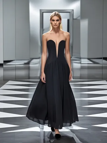 Women Elegant Deep V Mesh Patchwork Bandage Dress Sexy Sleeveless High Waist Long Party Evening Gown For Birthday Graduation Banquet
