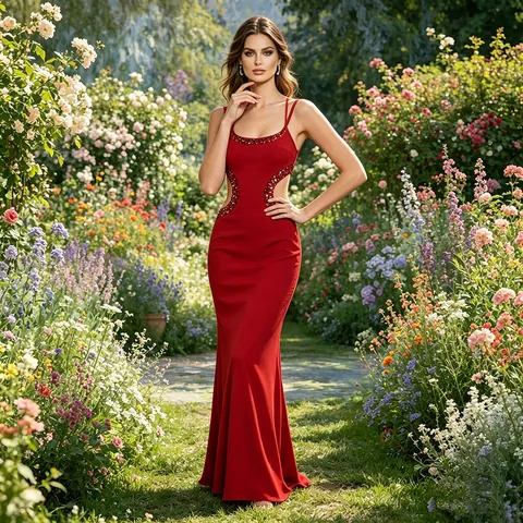 Women Sexy Mesh Patchwork Hollow Out Backless Sequin Bodycon Slit Maxi Dress Slim Fit Evening Party Banquet Elegant Dress