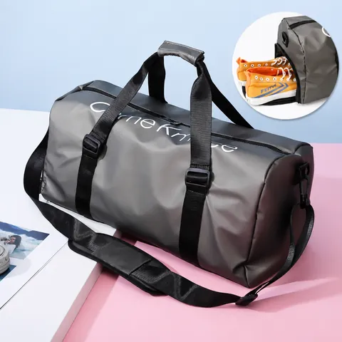 Large Capacity Gym Bag For Women Men Waterproof Travel Duffel Bag With Independent Shoe Compartment Dry Wet Separation Training Sports Handbag