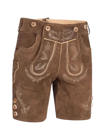 Bayerische Oktoberfest Lederhosen Bestickte Shorts Für Damen Traditionelle Deutsche Bierfest Kostüm Party Performance Unterteile