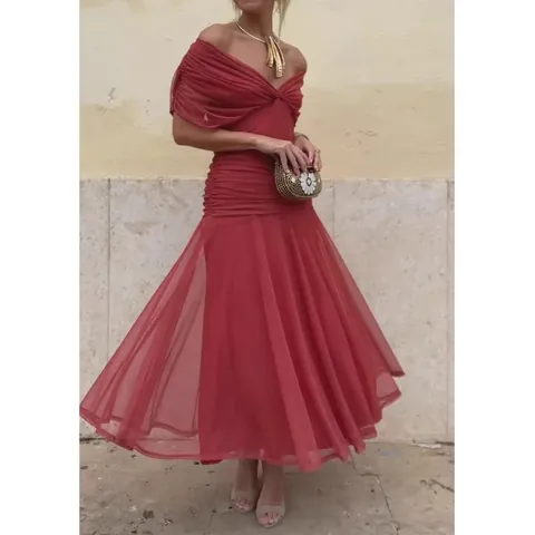 Damen Ärmellos Gerafft Maxi Kleid Böhmisch Strand Chiffon V Ausschnitt Langes Kleid Für Sommer Urlaub Loses Sonnenkleid