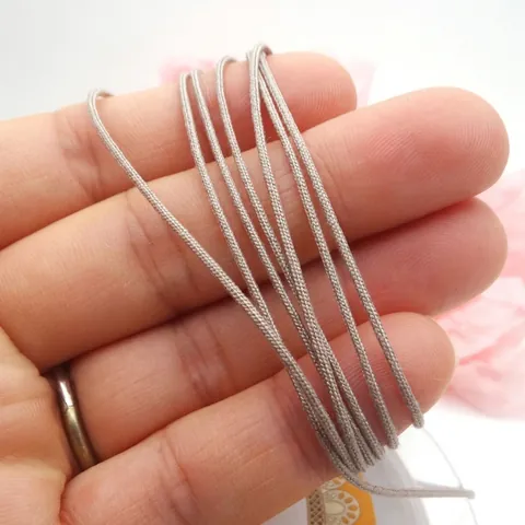 Nylon Geflochtenes Seil Baumwollkern DIY Halskette Kordel Schmuckherstellung Nicht Dehnbar Quasten Faden Handgewebtes Zubehör