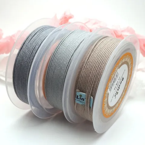 DIY Braided Nylon Cord Mambo Thread Non-Elastic String For Jewelry Making Necklace Bracelet Accessory Spool