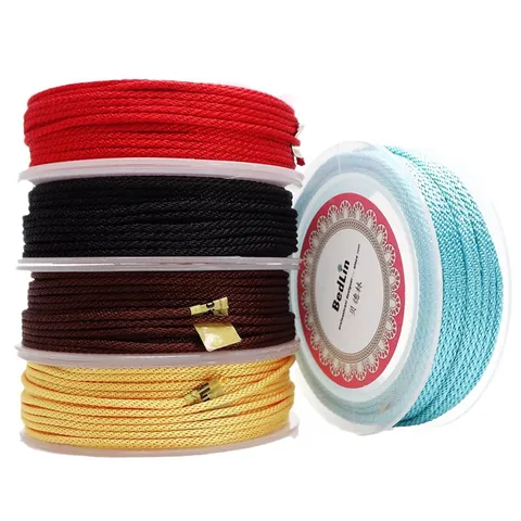 BedLin DIY Geflochtenes Maisseil Für Halskette Armband Herstellung Schmuck Handwerk Schnur Kunstfaser Schnur Für Jade Anhänger