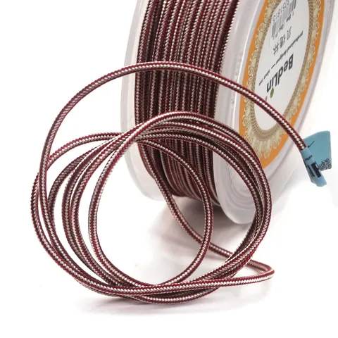 Handmade Woven Polyester Cord Mixed Color Non-Elastic Thread For DIY Bracelet Necklace Pendant Jewelry Making Craft String Rope