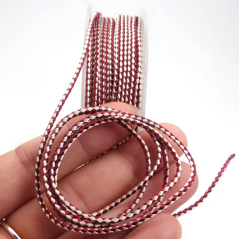 Braided Dragon Pattern Jewelry Cord Polyester String For Necklace Bracelet Pendant Making DIY Craft Hand Woven Accessory