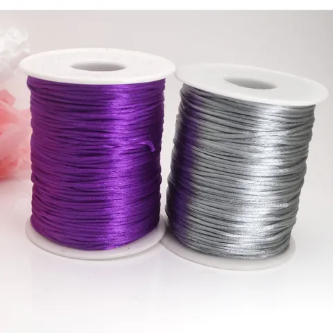 Cordon de Soie Coréenne en Nylon pour Bracelet DIY Corde Tressée Accessoires de Fabrication de Bijoux Fil Fait Main Traditionnel Corde de Noeud Chinois