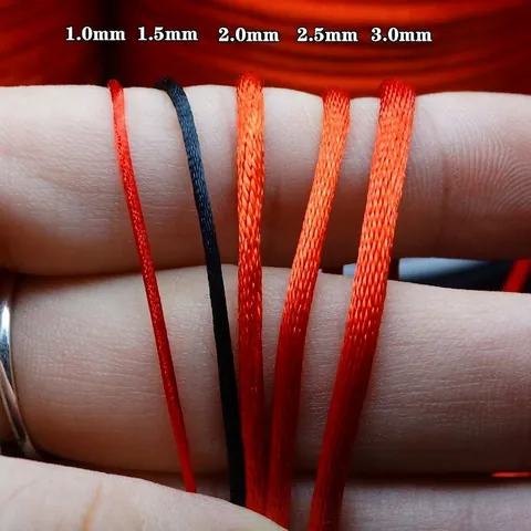 Jewelry Braided Wire Korean Silk Cord Chinese Knotting Cord For DIY Bracelet Necklace Handmade Craft String Accessory