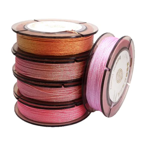 Cloud Series Colorful Jade Thread 0.85mm Encrypted Beading Cord For DIY Bracelet Weaving Metallic Luster Handmade Jewelry Findings Thread