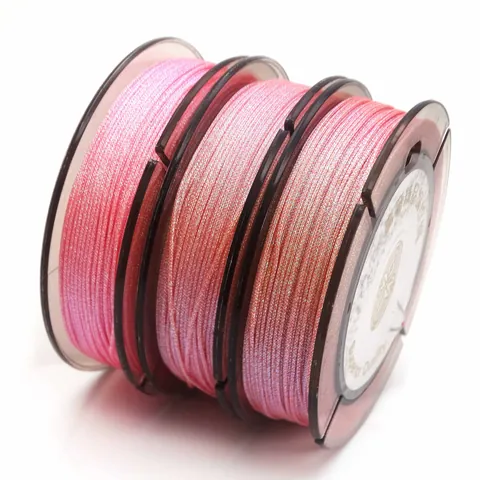 Cloud Series Colorful Jade Thread 0.85mm Encrypted Beading Cord For DIY Bracelet Weaving Metallic Luster Handmade Jewelry Findings Thread