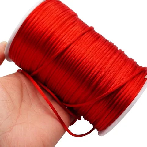 Cordon Tressé en Nylon pour la Fabrication de Bijoux Fil de Soie Coréenne pour Bracelet Collier DIY Nœud Chinois Accessoires