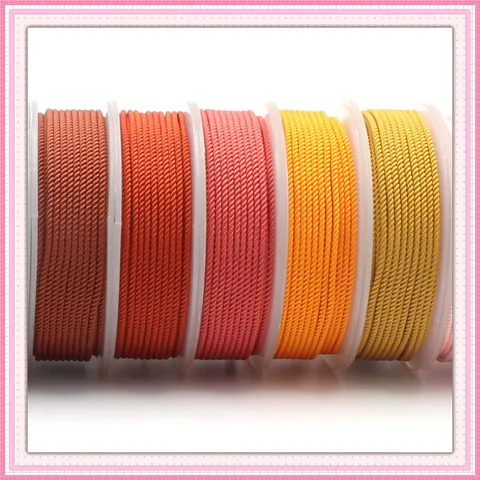 Milanese Braided Cord Thread For DIY Jewelry Making Handmade Necklace Bracelet Jade Pendant Polyester Cord Craft Accessories