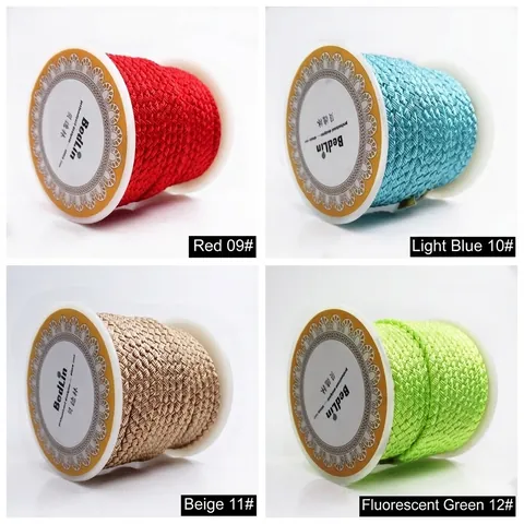 Nylon Dragon Pattern Braided Cord For DIY Necklace Bracelet Making Jewelry Craft String Pendant Rope Hand Woven Accessories