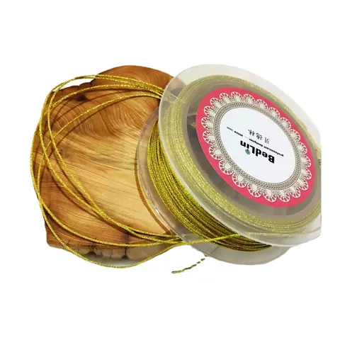 Metallic Jewelry Cord For DIY Necklace Bracelet Weaving Tassel Wrapping Thread Handcraft Supplies Gold Silver Colorful Silk Line