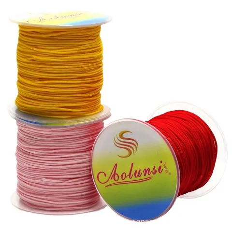 Non-Elastic Braided Cord A-Line Jade Thread For DIY Bracelet Jewelry Making Hand-Woven Craft String For Phone Accessories