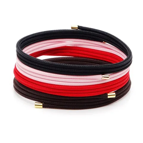 Adjustable Minimalist Braided Bracelet Cord For DIY Jewelry Making Magnetic Clasp Hand Woven Couple Bracelet Rope Gold Silver End Caps Accessory