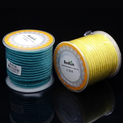 Core Spun Braided Necklace Cord Handmade DIY Jewelry Making Rope For Pendant Hanging String Necklace Replacement Crafting Accessories