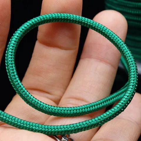 Core Spun Braided Necklace Cord Handmade DIY Jewelry Making Rope For Pendant Hanging String Necklace Replacement Crafting Accessories