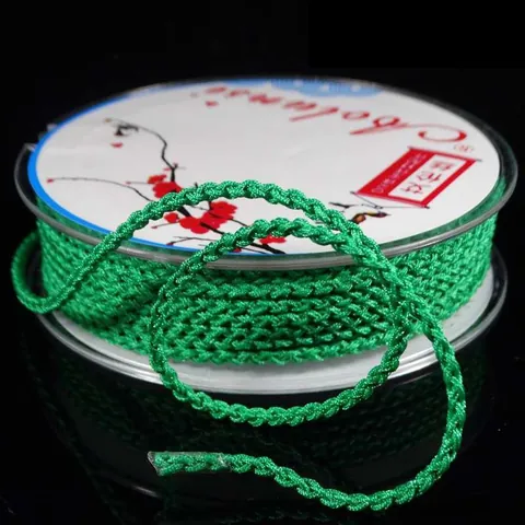 Nylon Four-Strand Braided Cord For DIY Pendant Rope Bracelet Twisted Cord Hand-Woven Jewelry Making Accessories Decorative Craft Line