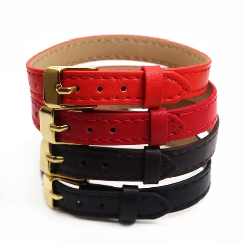 Minimalist Microfiber Leather Strap Bracelet With Stainless Steel Buckle For Men Women Adjustable Fashion Belt Wristband Simple Jewelry Accessory
